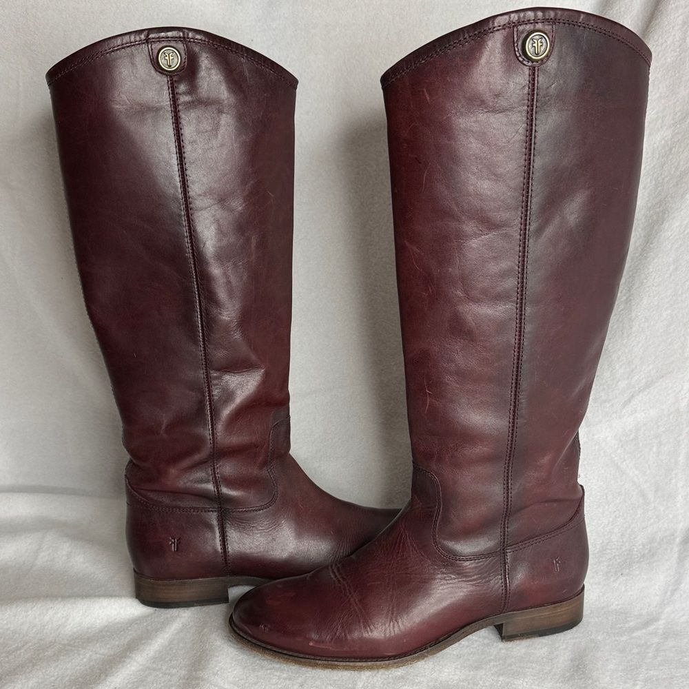 FRYE Melissa Leather Knee-High Boots Size 9